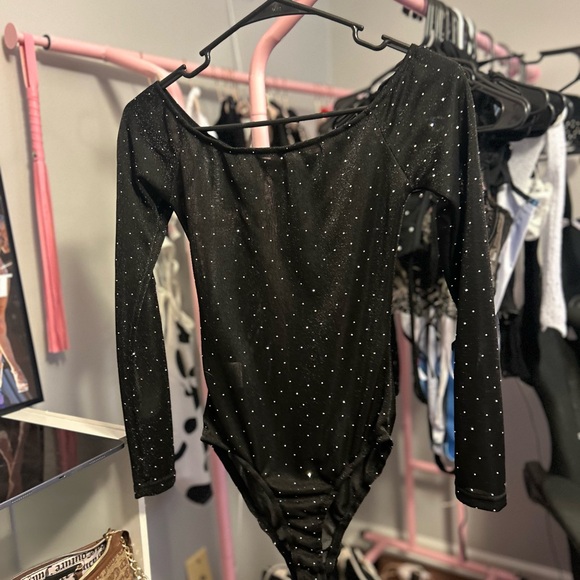 iHeartRaves Other - Rhinestone exotic dancewear rave bodysuit
